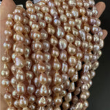 50g Natural AA Freshwater Pear Beads 8-10mm DIY Jewelry Making
