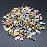 50g/Pack Mixed Glue on Bails for Jewelry Making Necklace Pendant Base Findings