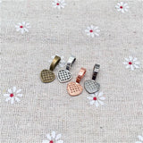 50g/Pack Mixed Glue on Bails for Jewelry Making Necklace Pendant Base Findings