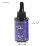50g UV Resin Glue Quick Drying DIY Jewelry Handicraft Decoration