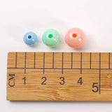 50g/bag AB Round Transparent Acrylic Beads Mixed Colors Coated Bead DIY