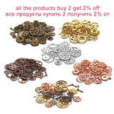 50g Steampunk Cogs Gear Pointer Clock UV Resin Nail Art DIY Jewelry Making