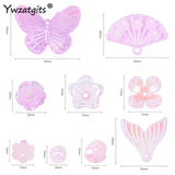 Baroque Acrylic Beads Butterfly Flower Phone Chain DIY Necklace Earrings I0134