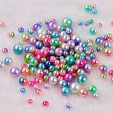 Mix 5mm 6mm 8mm 10mm Mermaid Pearls Bead Gradients Acrylic Beads
