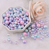 Mix 5mm 6mm 8mm 10mm Mermaid Pearls Bead Gradients Acrylic Beads