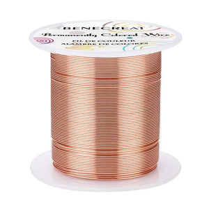0.6mm Copper Wire 50m Roll for Jewelry Making Crafts
