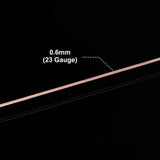 0.6mm Copper Wire 50m Roll for Jewelry Making Crafts