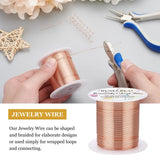 0.6mm Copper Wire 50m Roll for Jewelry Making Crafts