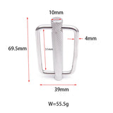 50mm 316 Stainless Steel Buckle Triglide Webbing Strap for Harness