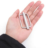 50mm 316 Stainless Steel Buckle Triglide Webbing Strap for Harness