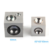 Steel Dapping Block Punches Jewelry DomingTool 60mm