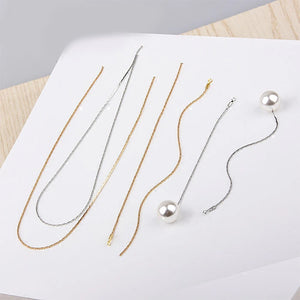 Copper Chain Tassel Earrings DIY Material