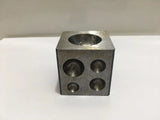 50mm Jewelry Dapping Tools Goldsmithing Square Dapping Block