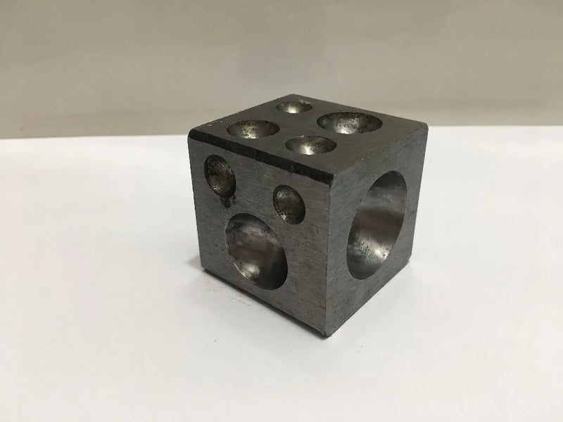 50mm Jewelry Dapping Tools Goldsmithing Square Dapping Block