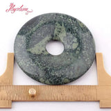 50mm Natural Aventurine Fluorite Stone Beads Pendant for DIY Jewelry Making