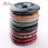 50mm Natural Aventurine Fluorite Stone Beads Pendant for DIY Jewelry Making