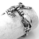 50mm Tyrannosaurus Skeleton Cuff Bangle Men's Jewelry