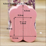 Christmas Snowman Snowflake Jewelry Set Hair Card Packaging Cardboard