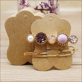 Christmas Snowman Snowflake Jewelry Set Hair Card Packaging Cardboard