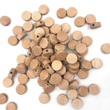 50pc 15mm Thick Oblate Wooden Beads - DIY Teething Accessories