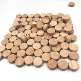 50pc 15mm Thick Oblate Wooden Beads - DIY Teething Accessories
