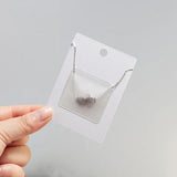 50 Pack Chain Holder Adhesive Pouch Necklace Packaging TLO173