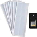 50 Pack Chain Holder Adhesive Pouch Necklace Packaging TLO173