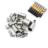 50pc Stainless Steel Tube Crimp Bead Spacer for Jewelry Making