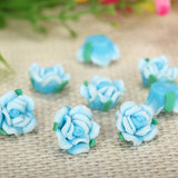 50pc 13mm Resin Rose Flowers Beads Diy Jewelry Making