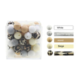 50pc Silicone Loose Baby Bead 12mm Chewable Teething Pacifier Chain Bracelet BPA