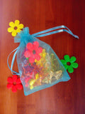 50pcs 10*15cm Lake Organza Gift Bag Jewelry Packaging Drawstring Pouch