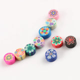 50pcs 10mm Mix Clay Beads Heart Star Fruit, DIY Jewelry Making Kid Gift