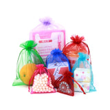 50pcs Organza Bags Drawstring Jewelry Beads Favour Gift