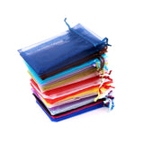 50pcs Organza Bags Drawstring Jewelry Beads Favour Gift