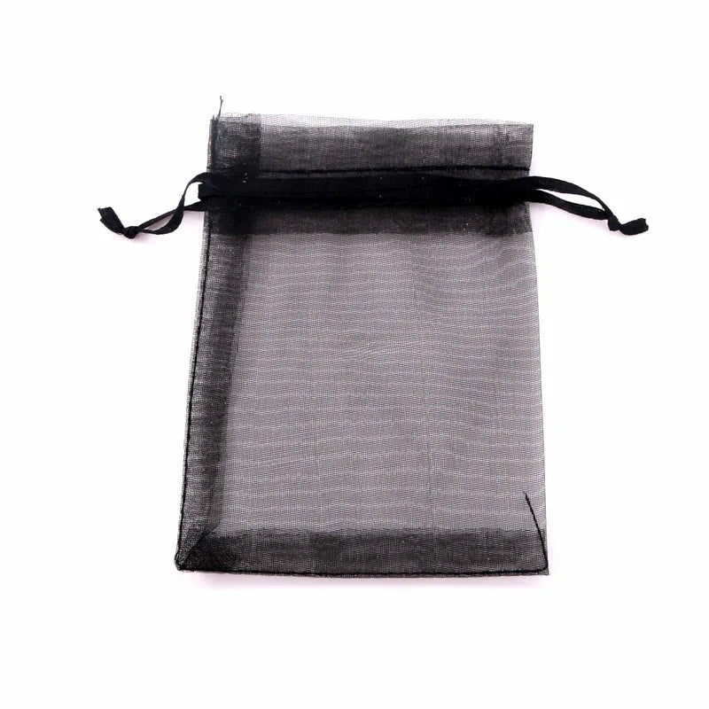 50pcs Organza Bags Drawstring Jewelry Beads Favour Gift