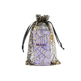 50pcs 10x15cm Organza Halloween Gift Bag With Drawstring Christmas Gift Bag