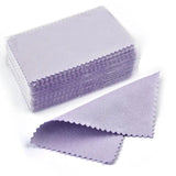 50pcs Silver Polishing Cloth Anti Tarnish Reusable Keep Jewelry Shining
