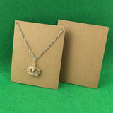 50pcs Jewelry Display Cards 10x8cm with 2 Hole DIY Accessories Packaging Cards