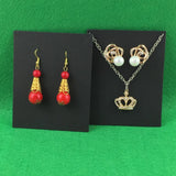 50pcs Jewelry Display Cards 10x8cm with 2 Hole DIY Accessories Packaging Cards