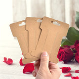 50pcs Hair Clip Display Card for Jewelry Label Packaging Stand Accessories