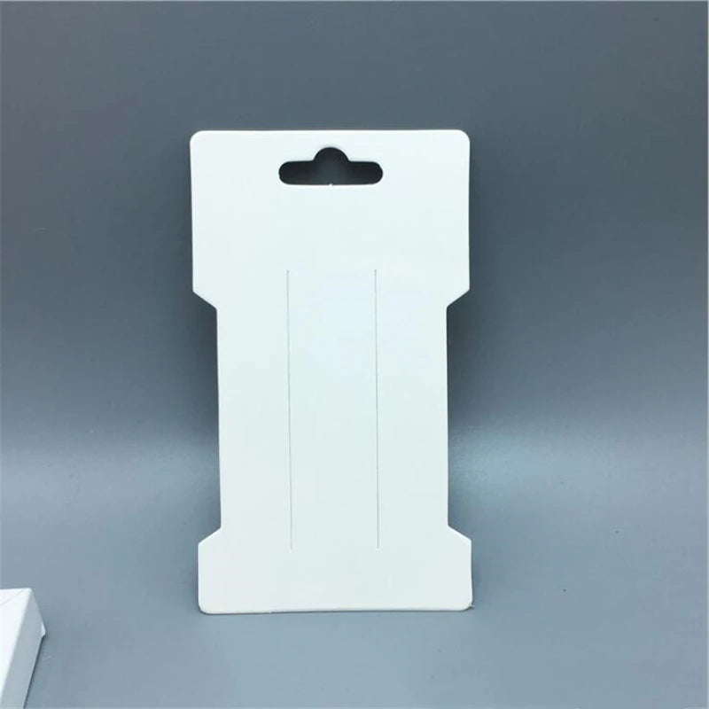 50pcs Hair Clip Display Card for Jewelry Label Packaging Stand Accessories