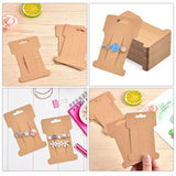 50pcs Hair Clip Display Card for Jewelry Label Packaging Stand Accessories