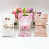 50pcs 11.5x6.6cm Paper Love Hairpin Jewelry Packaging Single Clip Card