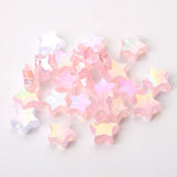 50pcs 11mm AB Transparent Star Acrylic Beads for Jewelry Making