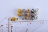 50pcs Mini Hollow Bird Cage Charm Necklace Pendant DIY Jewelry