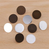 50pcs 12mm Blank Base Bezel Trays for DIY Elastic Band Rope Hairpin Jewelry