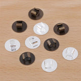 50pcs 12mm Blank Base Bezel Trays for DIY Elastic Band Rope Hairpin Jewelry
