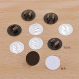 50pcs 12mm Blank Base Bezel Trays for DIY Elastic Band Rope Hairpin Jewelry