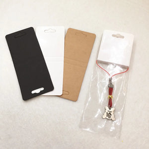 50pcs Necklace/Chain Bracelet Packing Display Cards with 50pcs Opp Bags