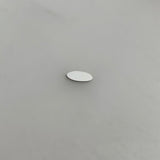 50pcs 12x5mm Mini Oval Metal Plates Engraved Stainless Steel Beads